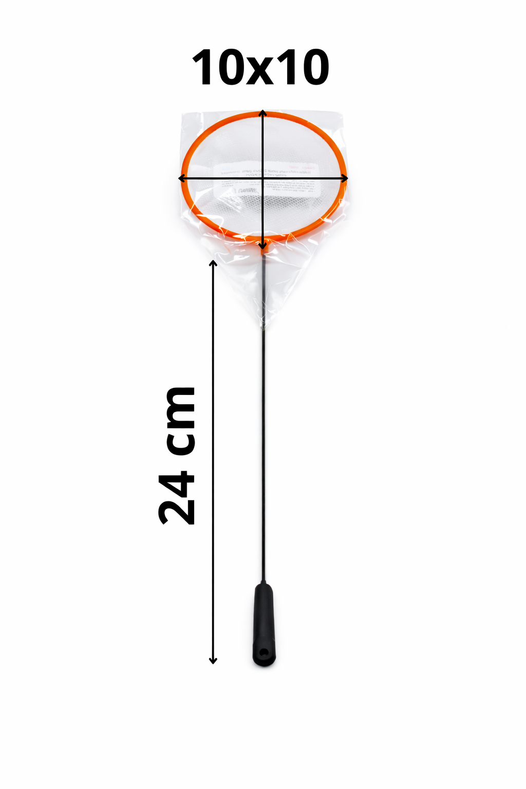 SKRw REDE P/ AQUARIO REDONDA RASA 9,5CM CABO 24MC