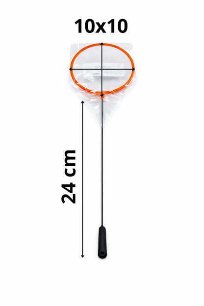 SKRw REDE P/ AQUARIO REDONDA RASA  9,5CM CABO 24MC