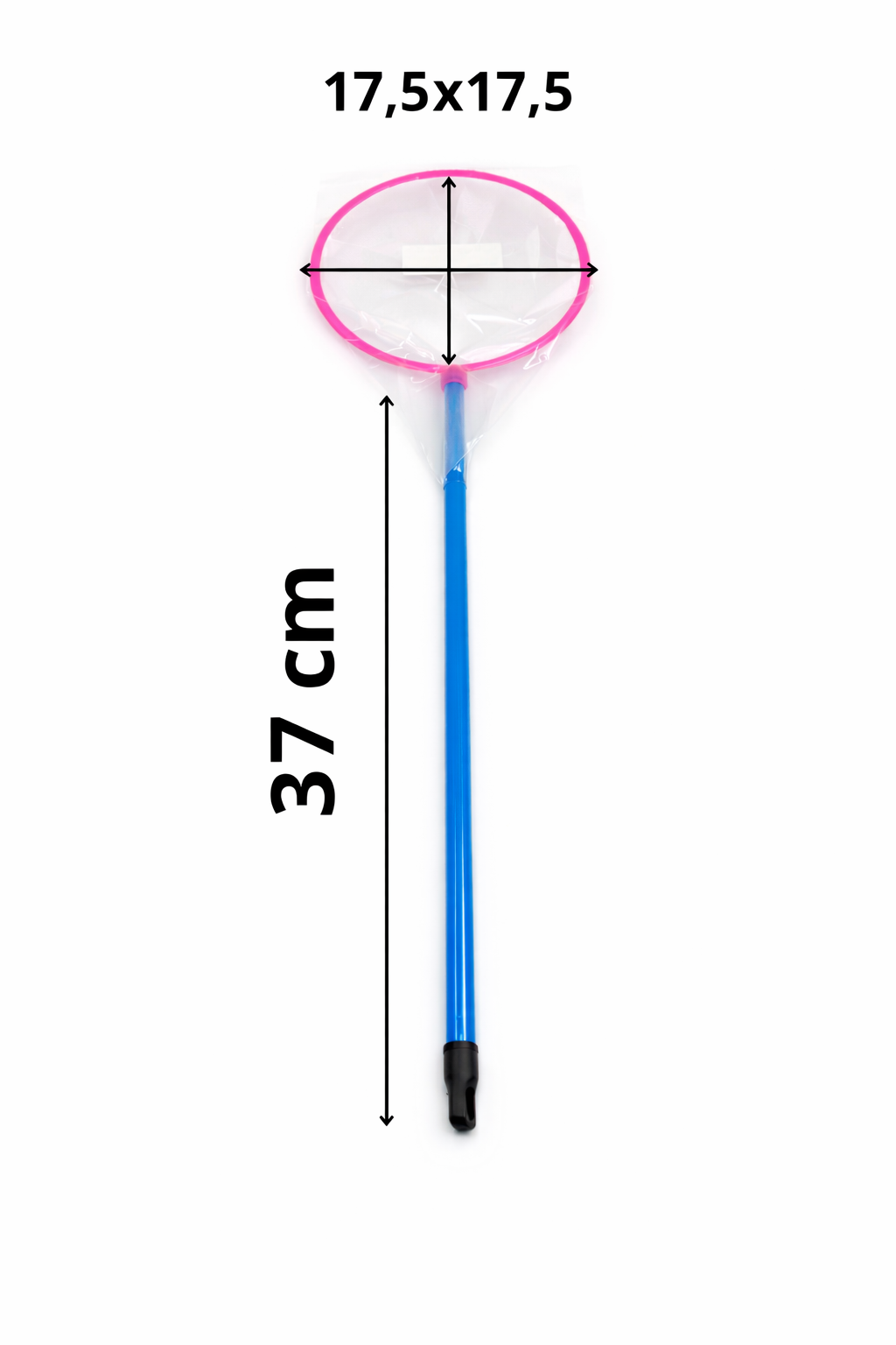 SKRw REDE P/ AQUARIO REDONDA RASA 17.5CM CABO 37MC