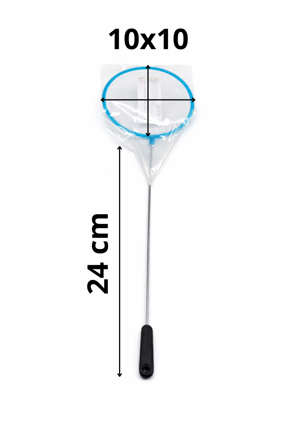 SKRw REDE P/ AQUARIO REDONDA RASA  9,5CM CABO 24MC