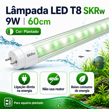 SKRw LAMPADA DE LED TUBOL.T8  9W 60CM