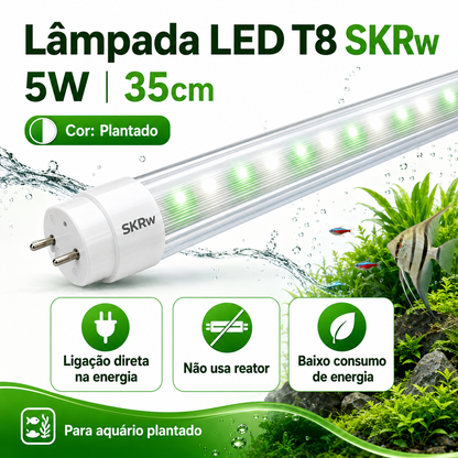 SKRw LAMPADA DE LED TUBOL.T8  5W 35CM