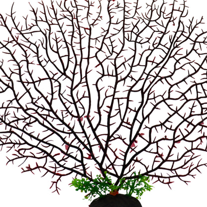 PLANTA ARTIFICIAL CORAL MARROM 30X25CM SKRw