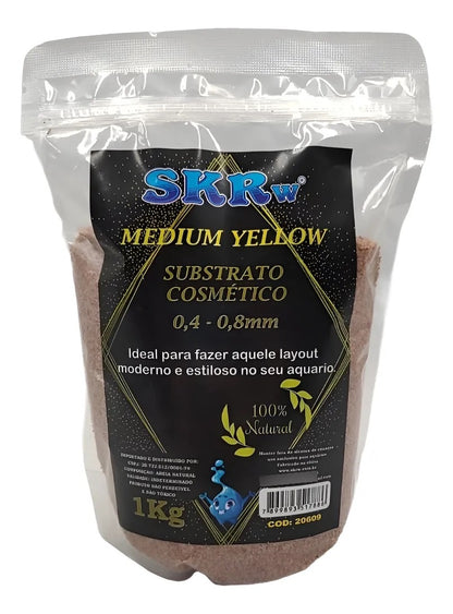 Substrato Cosmético Skrw Medium Yellow 1 Kg 100% Natural