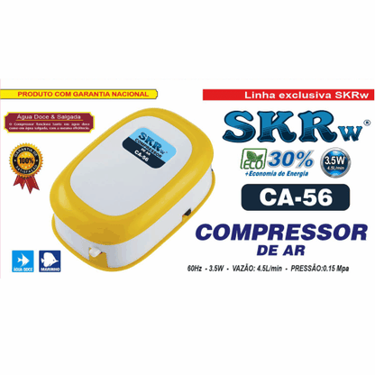 COMPRESSOR SKRw CA-56 1 SAIDA 4.5L/M 3.5W 220V