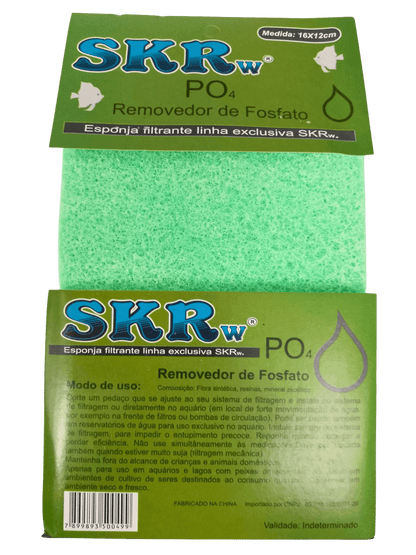 ESPONJA FILTRANTE REMOVE FOSFATO SKRw 16X12CM