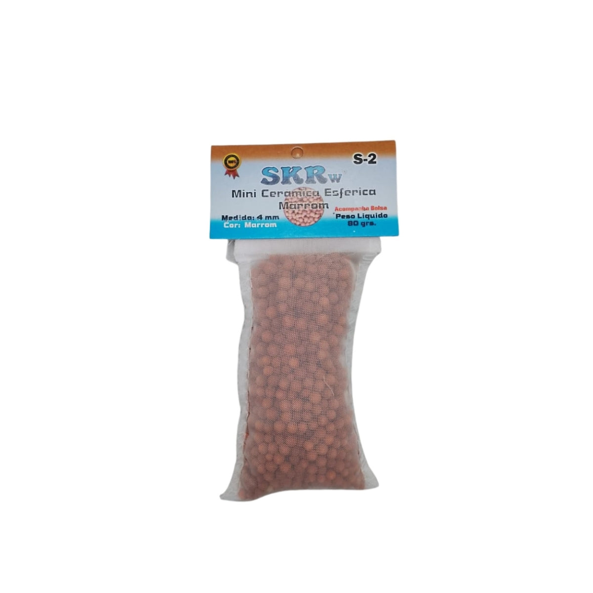 CERAMICA BIO ESFERA SKRw 4MM MARROM 80G