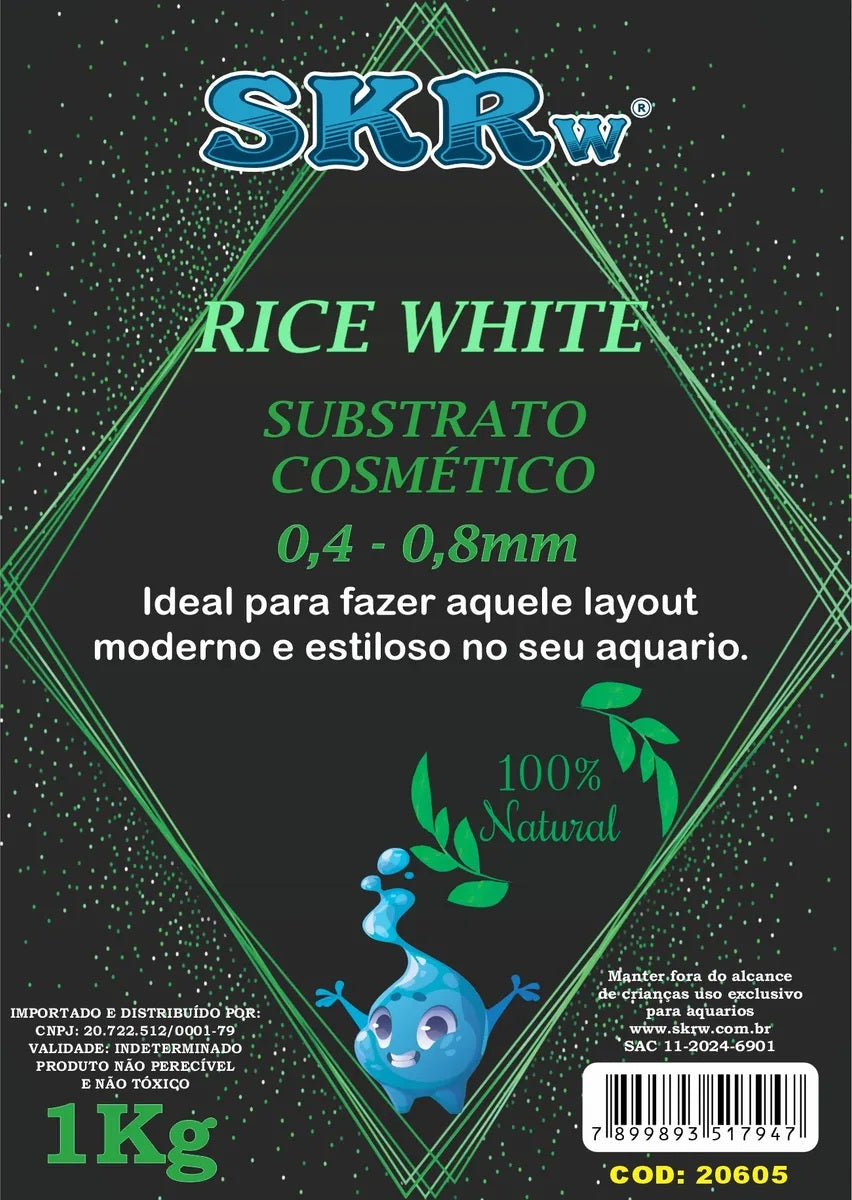 SKRw SUBST. COSMETICO RICE WHITE 0,4 A 0.8MM KL