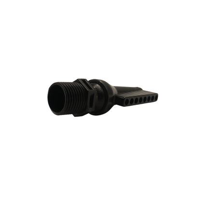 DIRECIONADOR DE FLUXO DE ÁGUA | LOC LINE 1/2'' BICO DE PATO + NIP PRETO SKRw