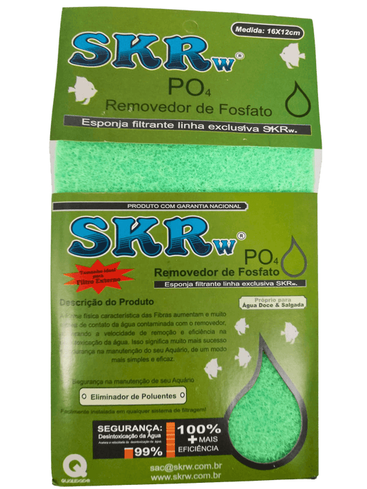 ESPONJA FILTRANTE REMOVE FOSFATO SKRw 16X12CM