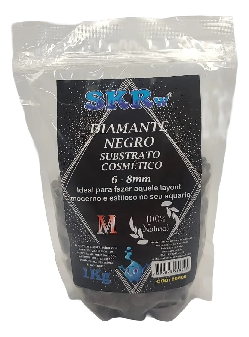 SKRw SUBST.COSMETICO DIAMANTE NEGRO  6-8 MM - KL