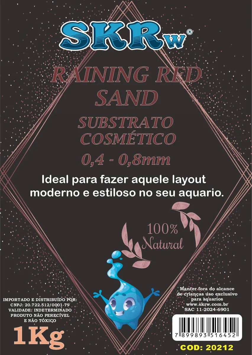 SKRw SUBST.COSMETICO RAINING RED SAND 0,4 A 0,8 KL