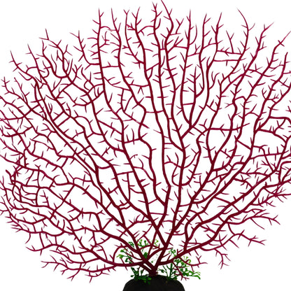 PLANTA ARTIFICIAL CORAL ROSA 30X25CM SKRw