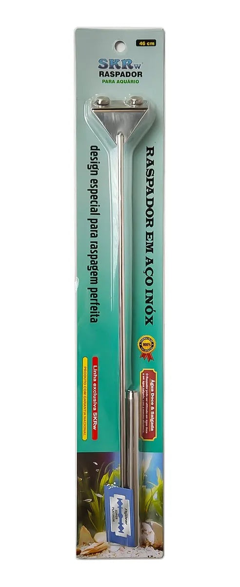 RASPADOR ALGAS INOX  LAMINA+PROLON SKRw 46CM