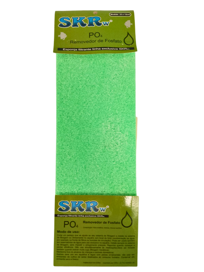 SKRw ESPONJA FILTRANTE REMOVE FOSFATO   33X12CM