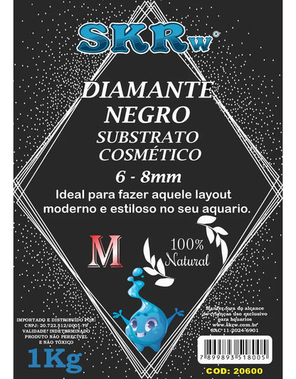 SKRw SUBST.COSMETICO DIAMANTE NEGRO  6-8 MM - KL