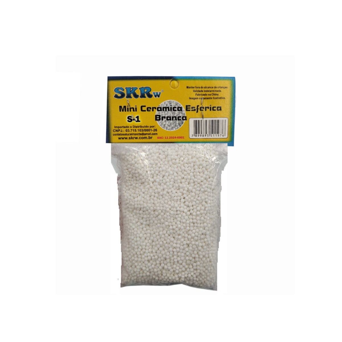 CERAMICA ESFERA MINI SKRw 2.0MM BRANCA 80G