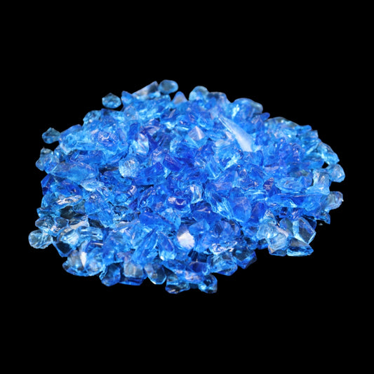 ENFEITE DE VIDRO CEU AZUL 200G SKRw