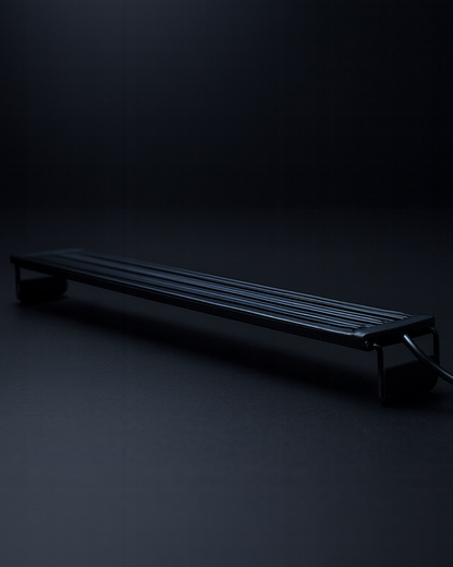 SKRw LUMINARIA LED BLACK SLIM 30 a 35CM 9W AZ/BR BV