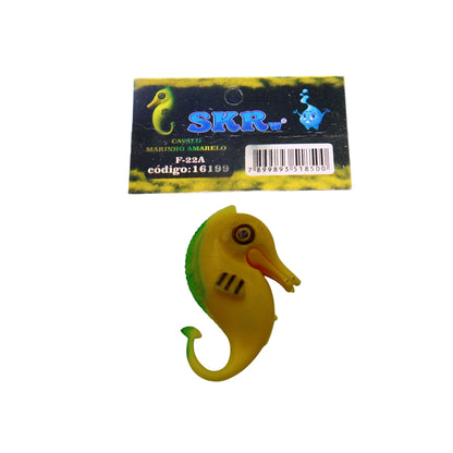 PEIXE FLUTUANTE CAVALO MARINHO AMARELO SKRw