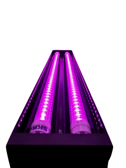 Luminária SKRw com 2 lampadas Rosa 70-85cm