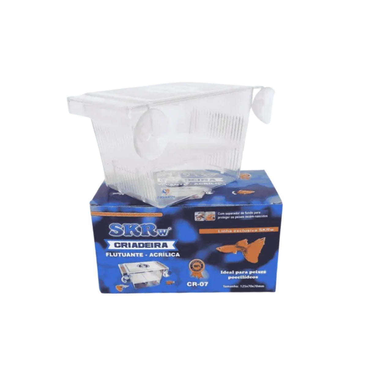CRIADEIRA FLUTUANT SKRw ACRILICA CR-07 12X7X7 MINI