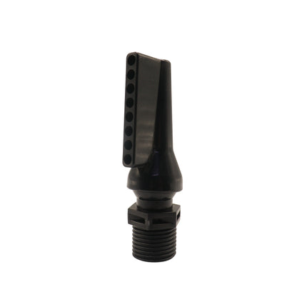 DIRECIONADOR DE FLUXO DE ÁGUA | LOC LINE 1/2'' BICO DE PATO + NIP PRETO SKRw