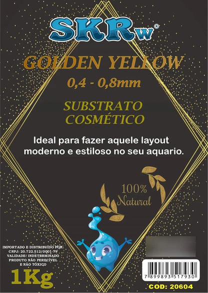 Substrato Cosmético Skrw Golden Yellow 1 Kg 100% Natural