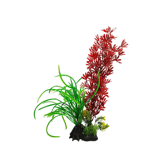SKRw PLANTA ARTIFICIAL T1143 28CM TRONCO VD/VERMEL