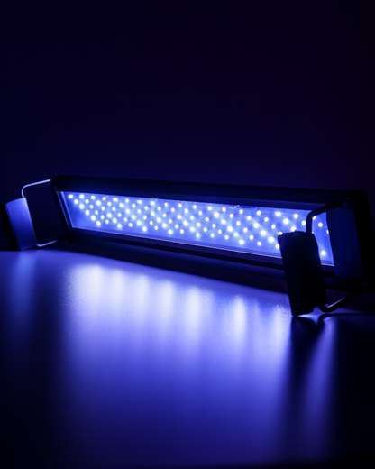 SKRw LUMINARIA LED BLACK SLIM 30 a 35CM 9W AZ/BR BV