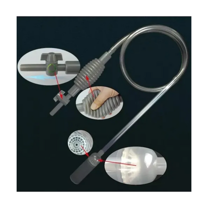 SIFAO PARA LIMPEZA DE AQUARIOS C/ VALVULA REGISTRO MANUAL - SF-70