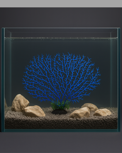 PLANTA ARTIFICIAL CORAL AZUL 30X25CM SKRw