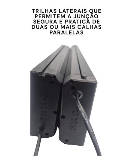 Luminária SKRw com 2 lampadas - azul + rosa 70-85cm