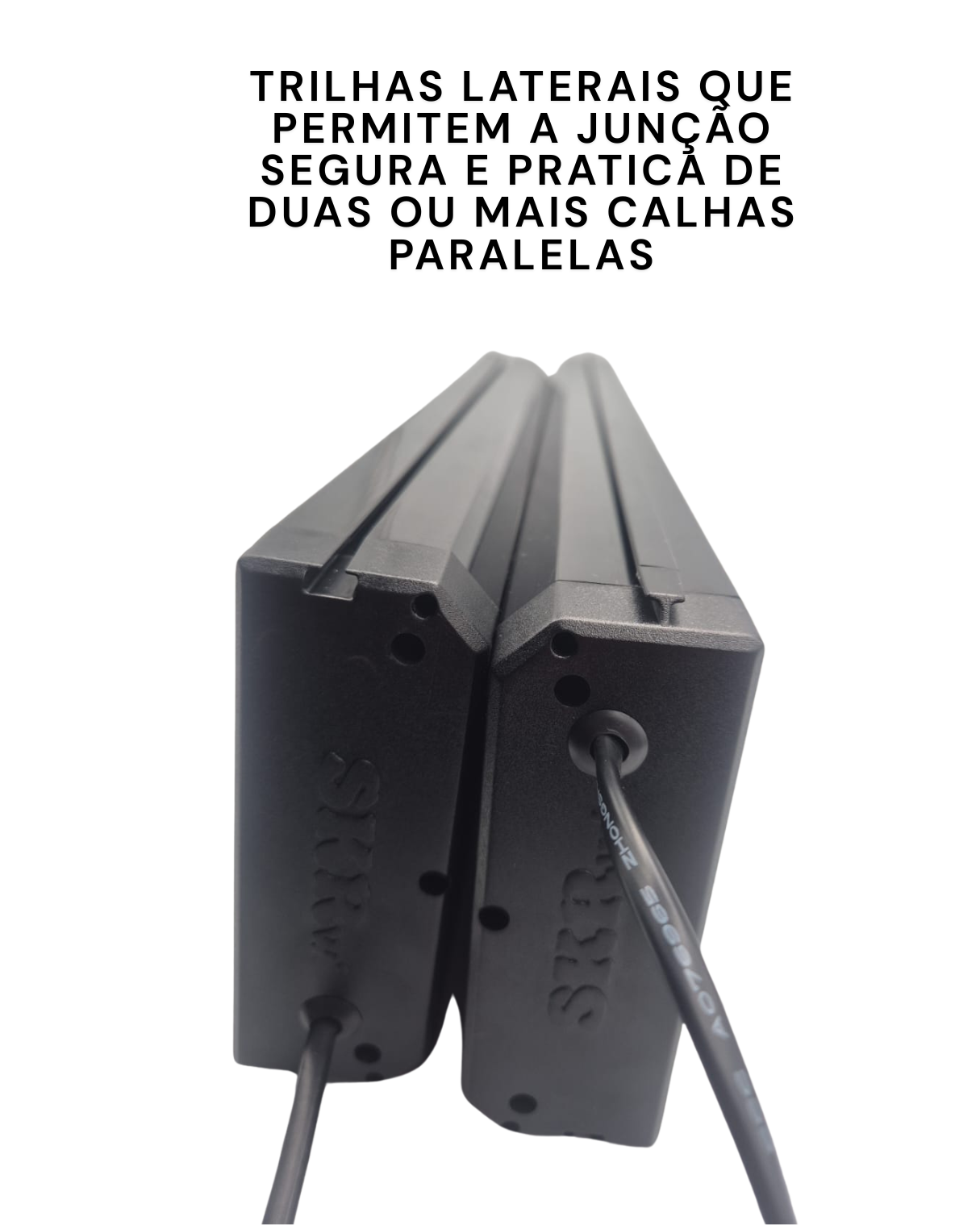 Luminária Skrw Com 2 Lampadas Azul - 55-70cm