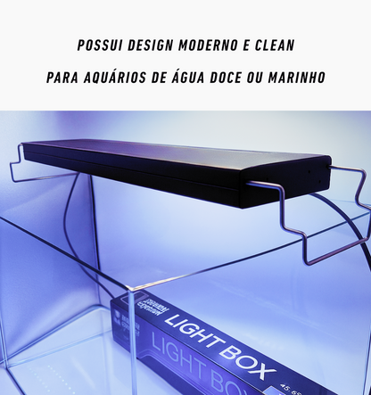 Luminária SKRw L-45 com 2 Lâmpadas para aqaurio plantado 45 a 60 cm