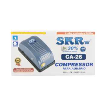 COMPRESSOR CA-26 SKRw 1 SAIDA 3L/M 1,2W 127V