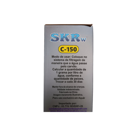 CARVAO ATIVADO SKRw  PELET COM BOLSA 150G