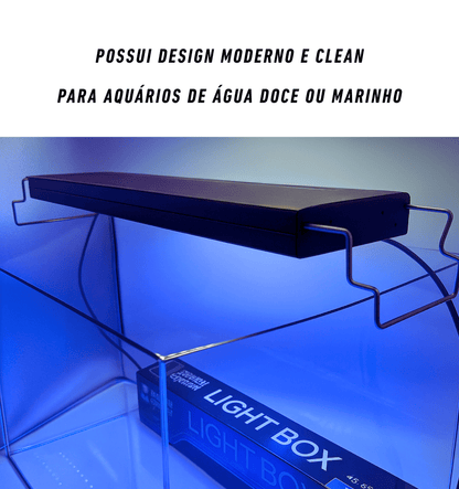 Luminária SKRw L-45 com 2 Lâmpadas Azul e Branca - 45 a 60 cm