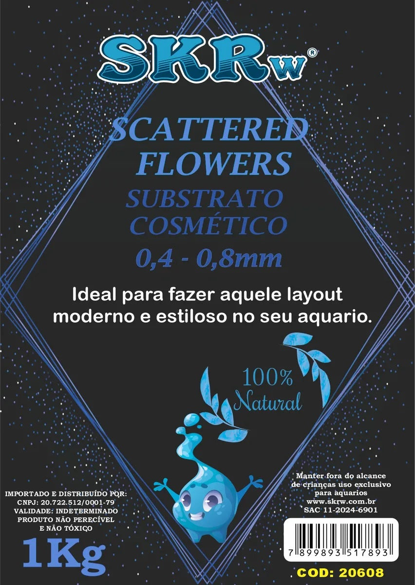SKRw SUBST.COSMETICO SCATTERED FLOWERS 0,4-0,8MM K