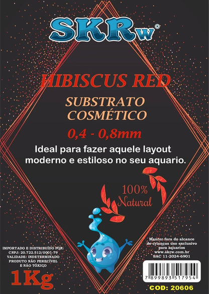 SKRw SUBST.COSMETICO HIBISCUS RED 0,4 A 0,8MM KL