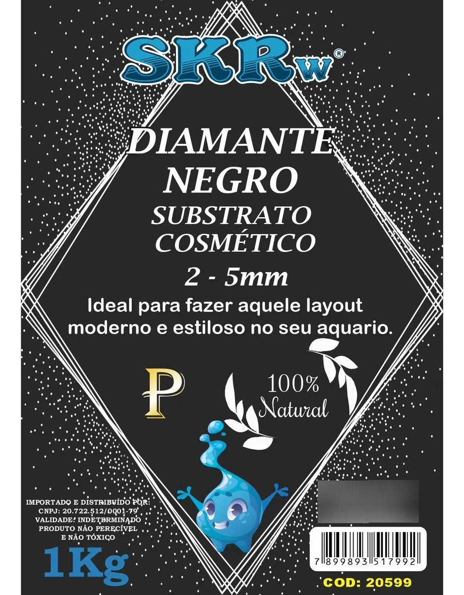 SKRw SUBST.COSMETICO DIAMANTE NEGRO  2-5 MM - KL