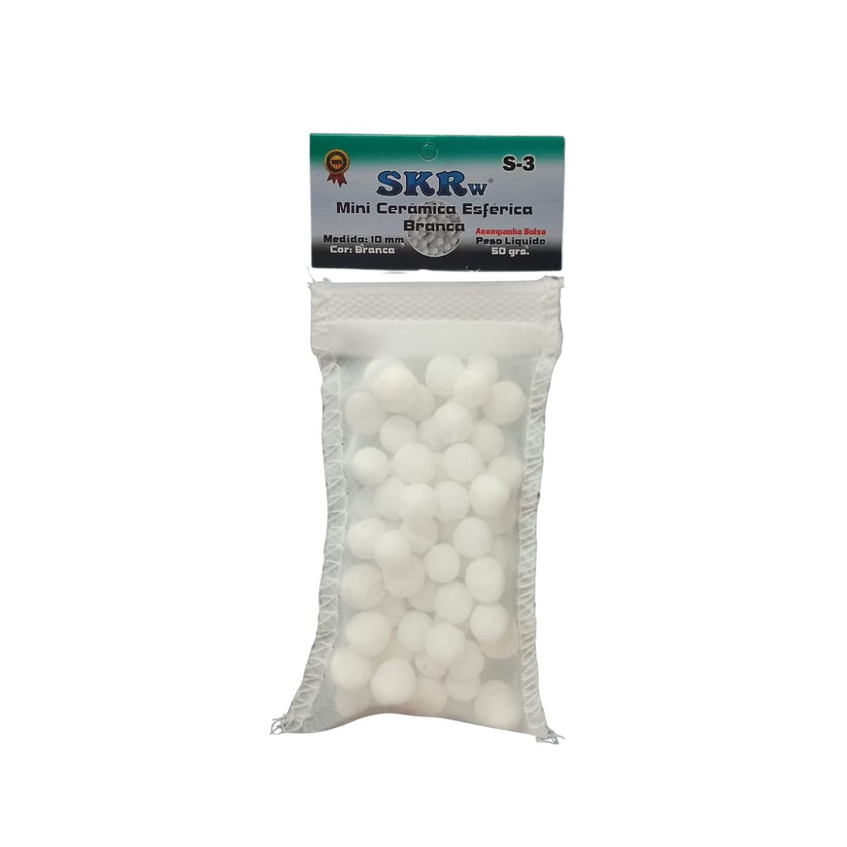 CERAMICA SKRw BIO ESFERA 10MM BRANCA   50G