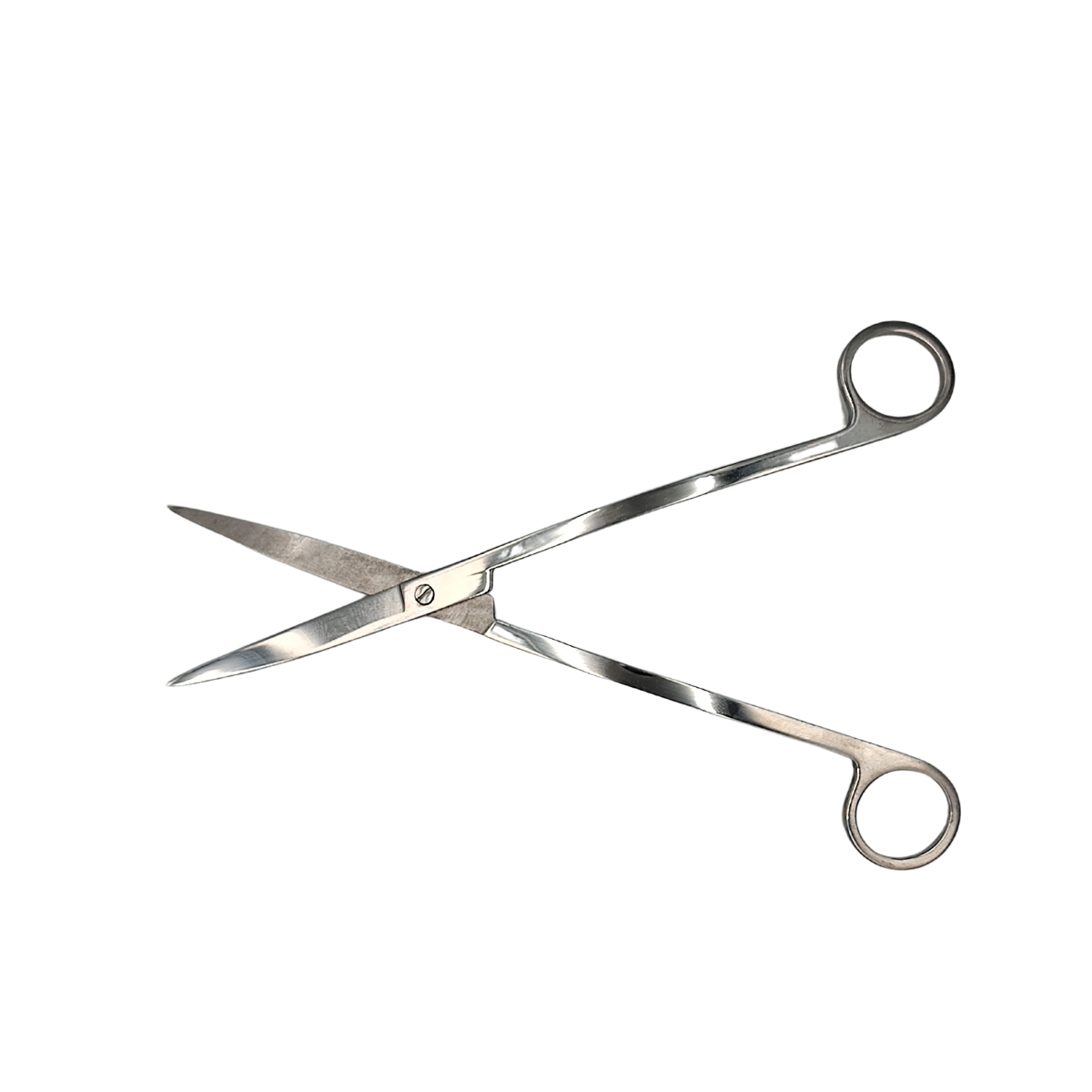Tesoura Curva Ondulada Pontiaguda Inox Para Aquários Plantados 25 Cm Skrw