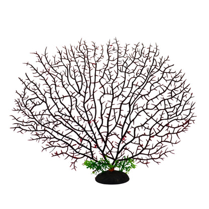 PLANTA ARTIFICIAL CORAL MARROM 30X25CM SKRw