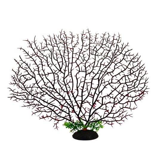 PLANTA ARTIFICIAL CORAL MARROM 30X25CM SKRw