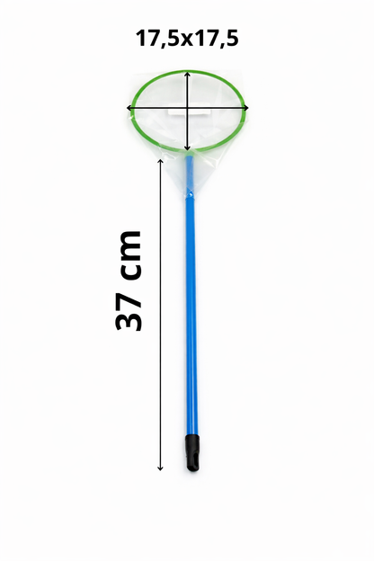 SKRw REDE P/ AQUARIO REDONDA RASA 17.5CM CABO 37MC