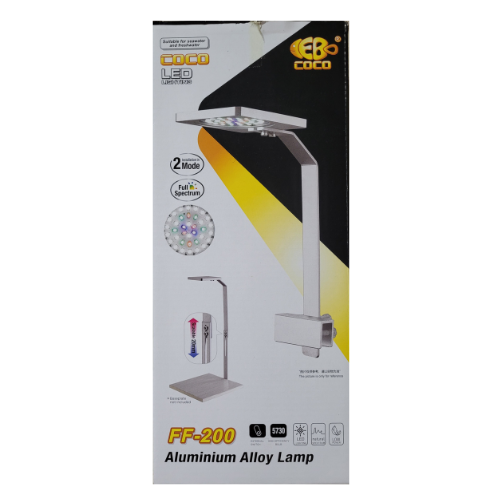 Luminária Led Coco Fish FF-201 12w Branca Wabi Kusa