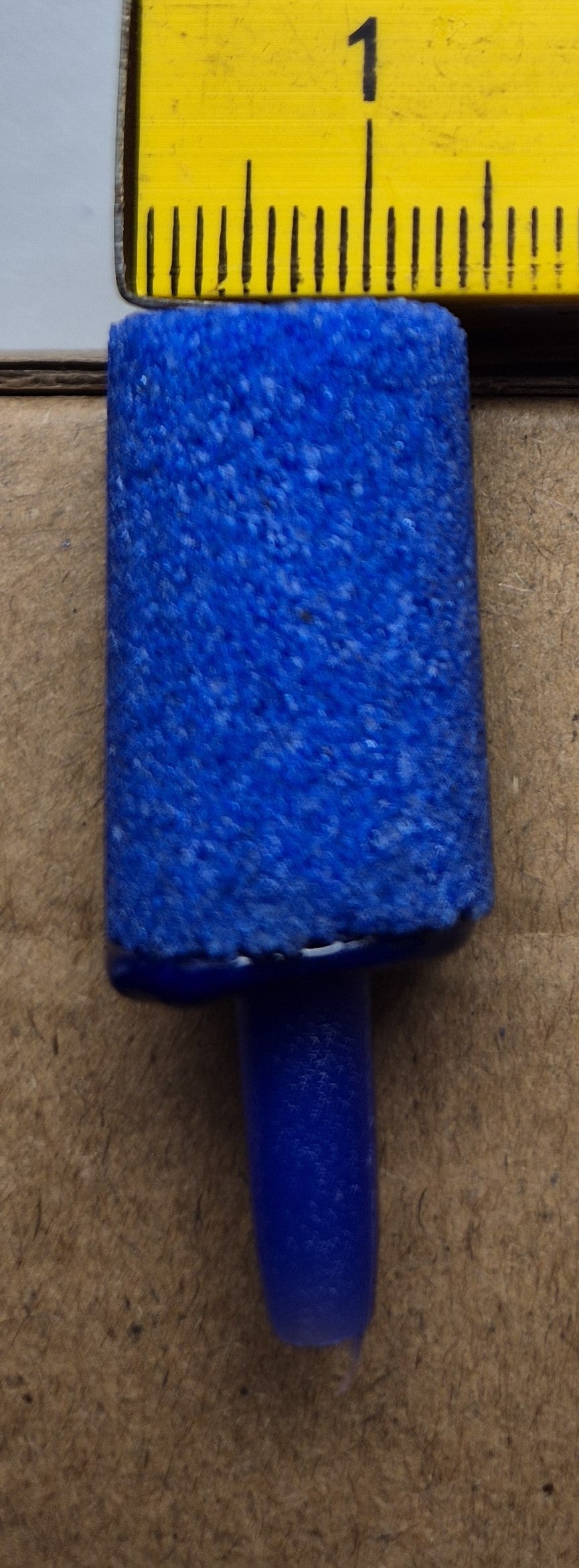 SKRw POROSA CILINDRICA AZUL Nº02 - 15X25X5 mm