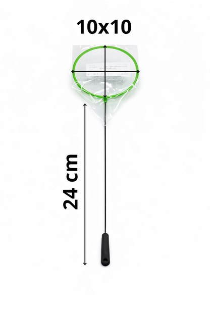 SKRw REDE P/ AQUARIO REDONDA RASA  9,5CM CABO 24MC